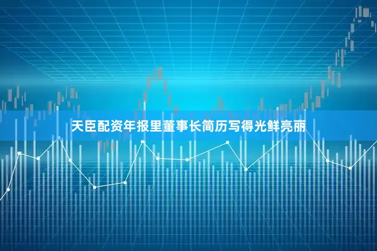 天臣配资年报里董事长简历写得光鲜亮丽