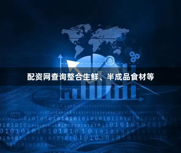 配资网查询整合生鲜、半成品食材等